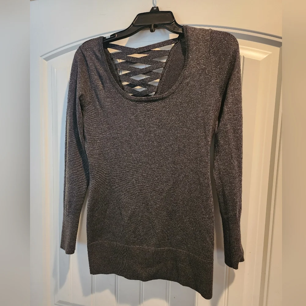 Cache Silver Sweater - Picture 1 of 6